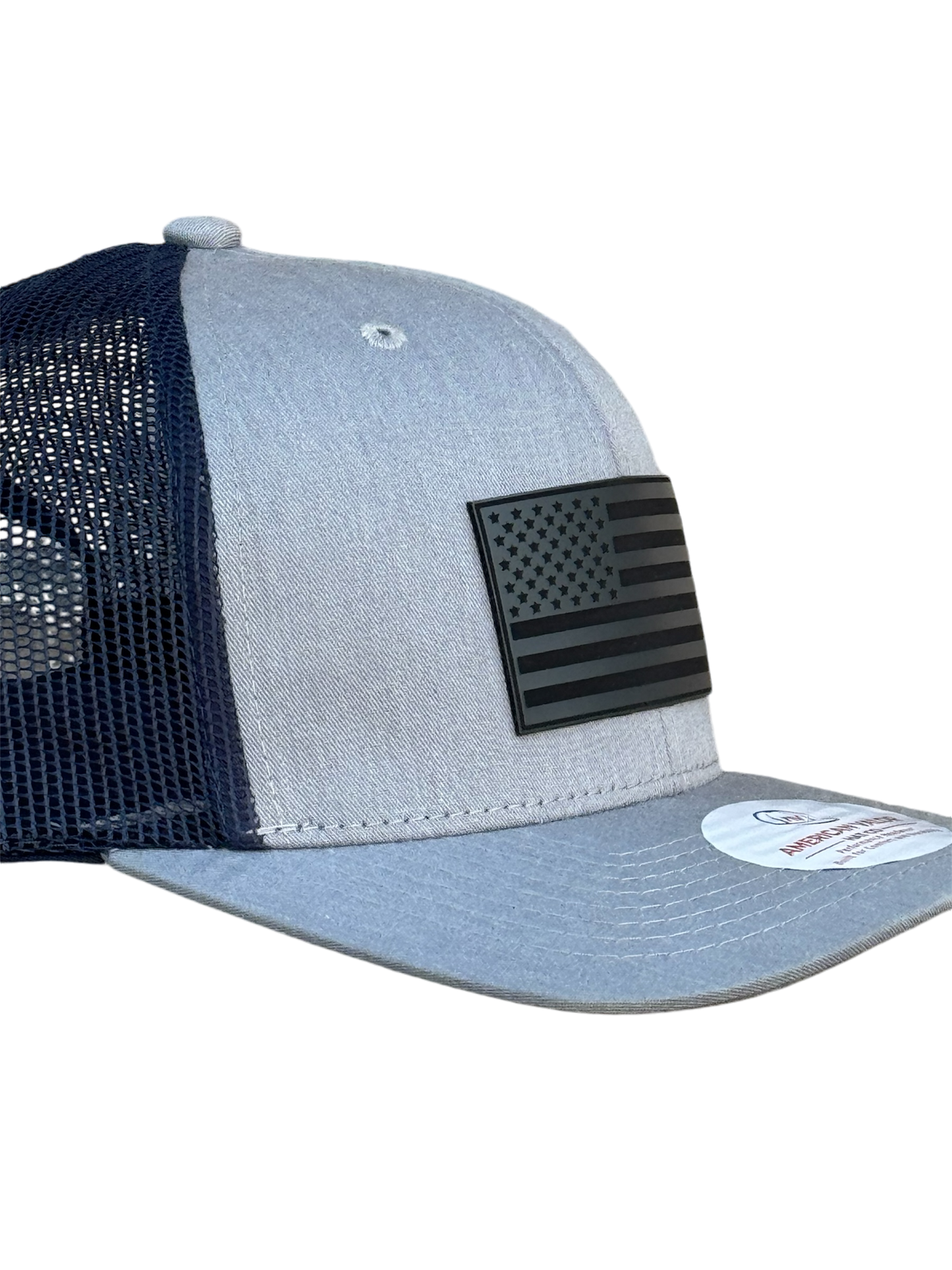American Flag Leather Patch Hat