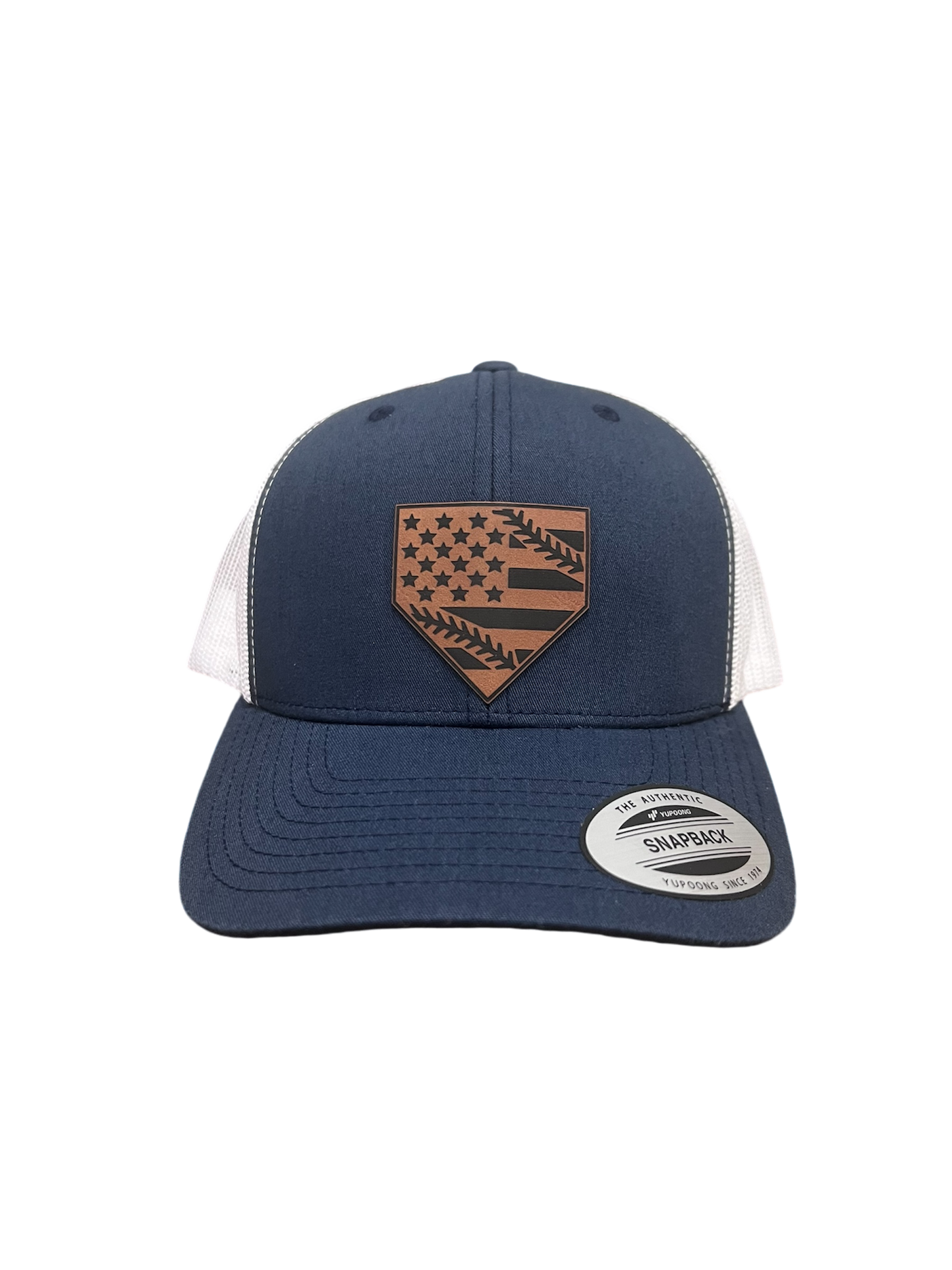 Custom Business Logo Leather Patch Hat