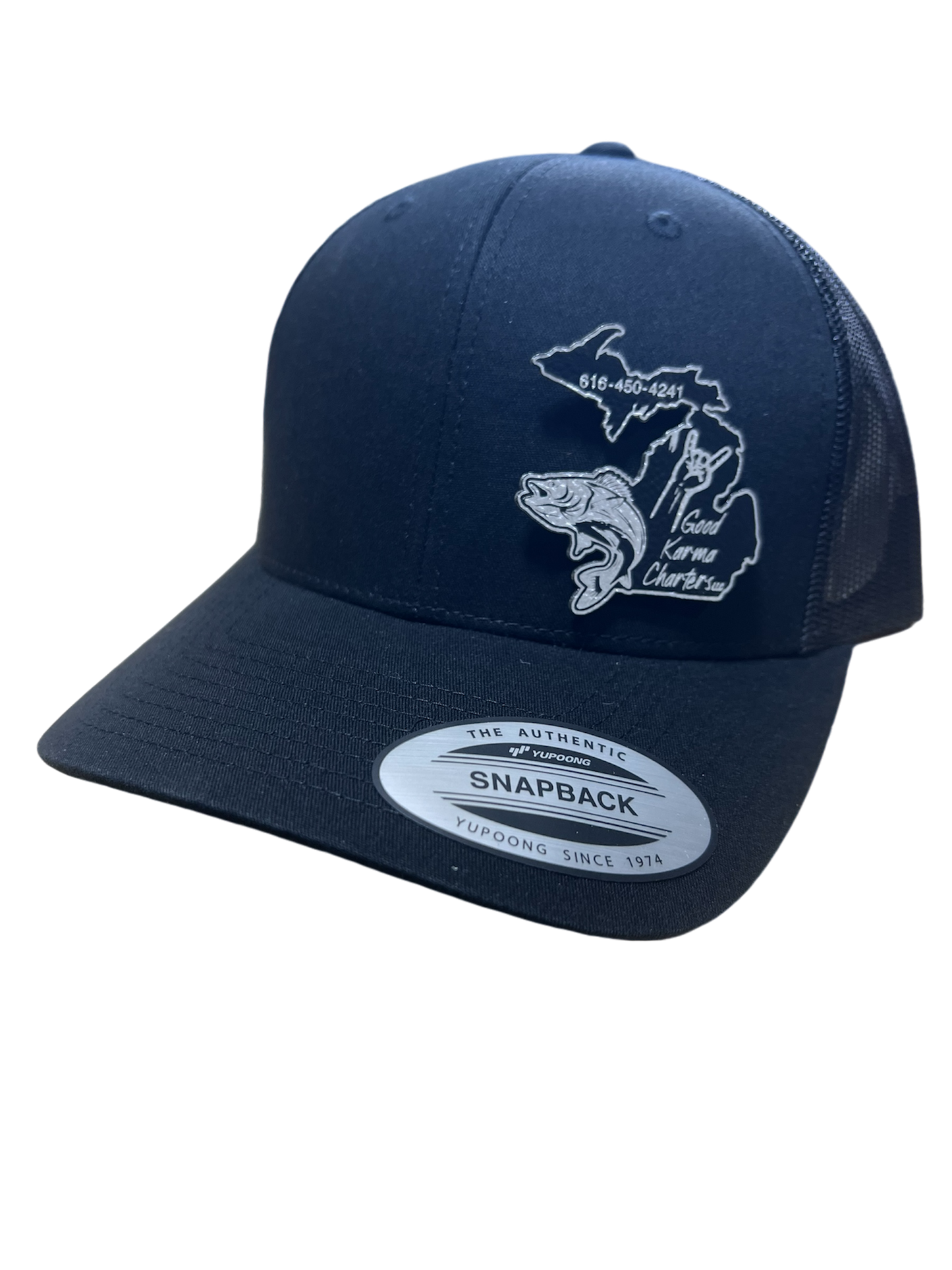 Custom Business Logo Leather Patch Hat