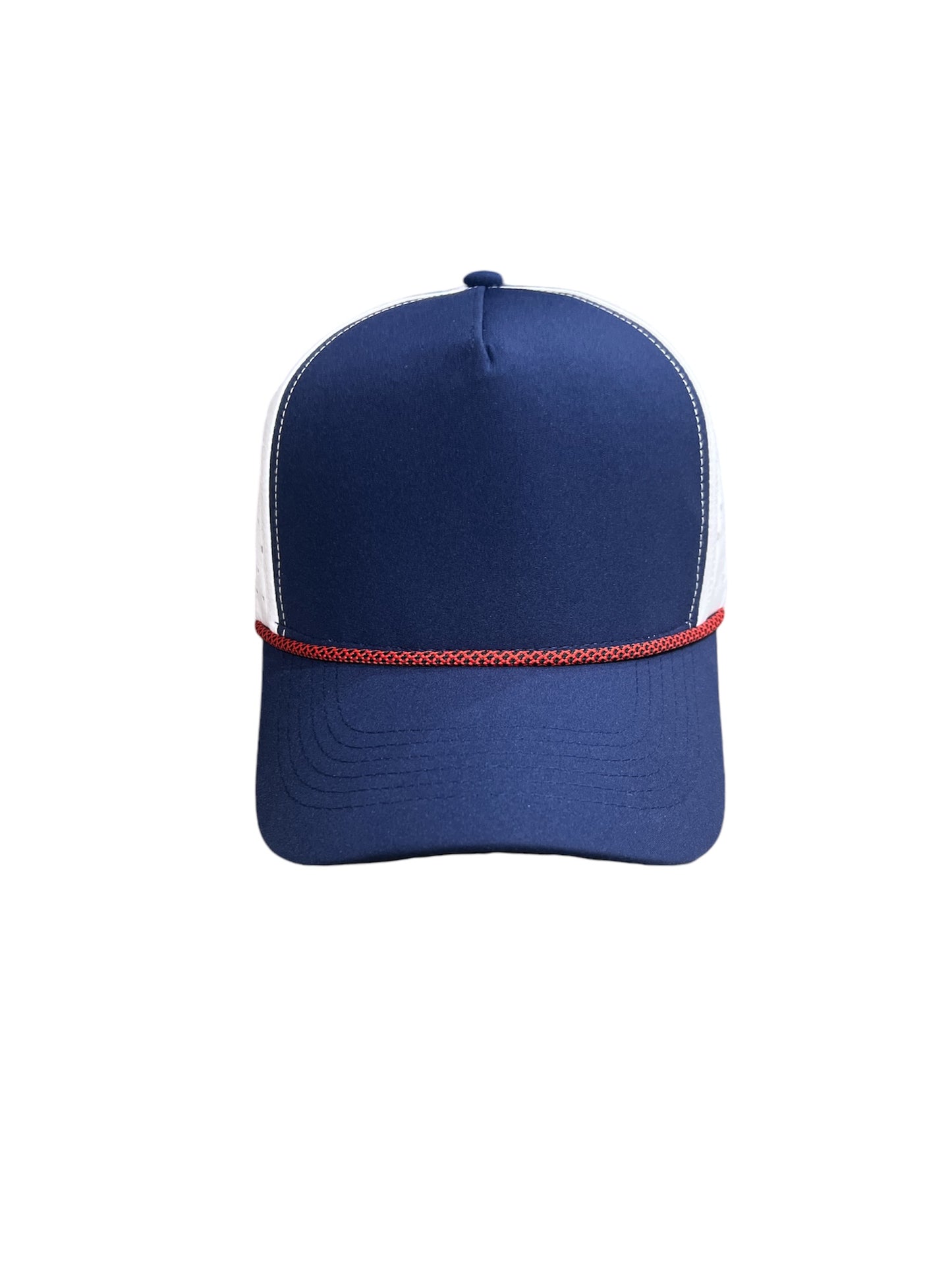 Red, White, and Blue 5 Panel Waterproof Rope hat