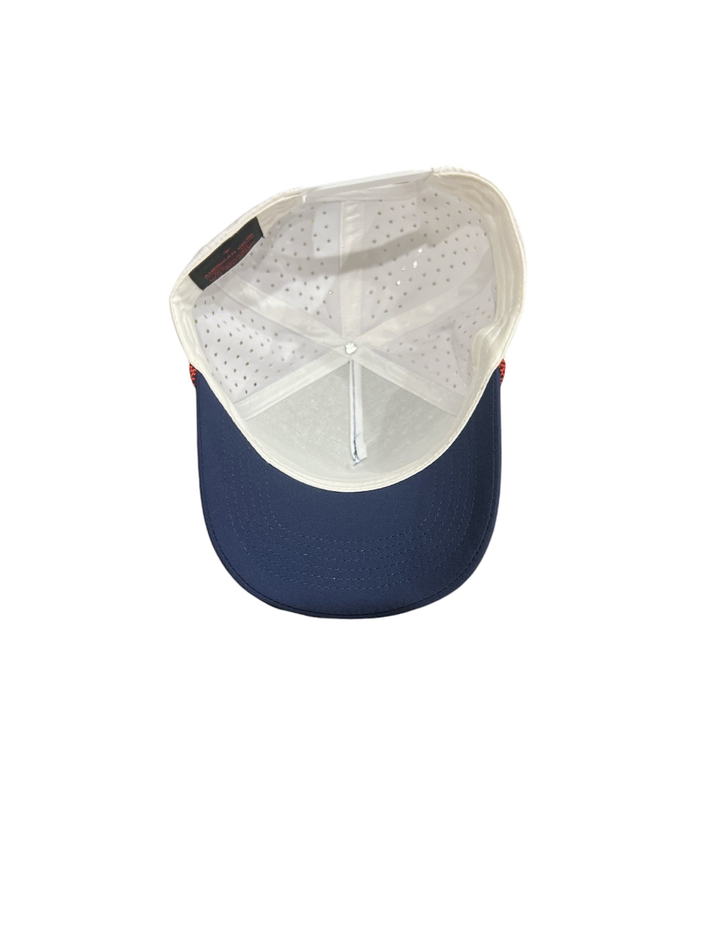 Red, White, and Blue 5 Panel Waterproof Rope hat