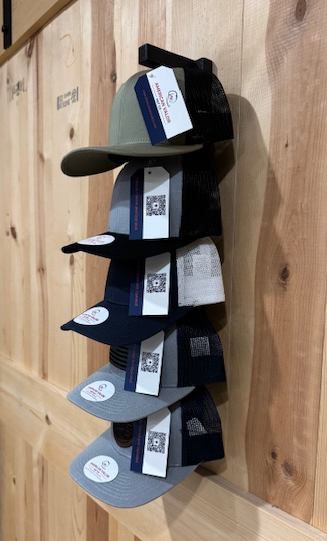 Magnetic CNC Hat Rack – Holds 5 Hats