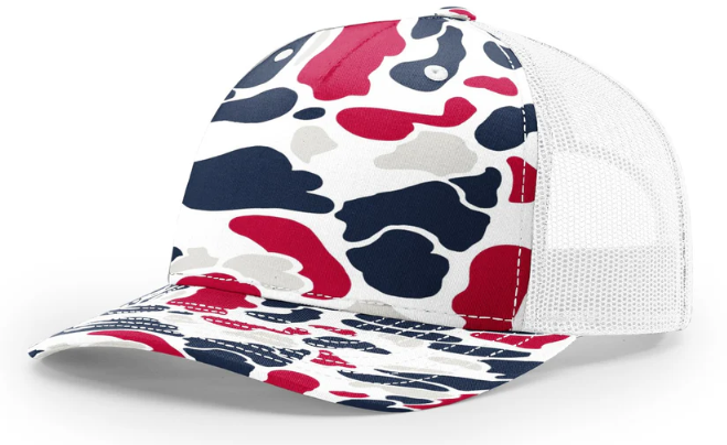 American Flag Leather Patch Hat