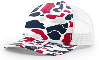 American Flag Leather Patch Hat
